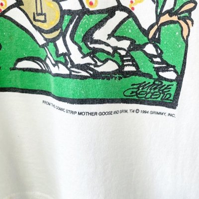 画像3: 90s カナダ製 MOTHER GOOSE & GRIMM SANTA COMIC ART TEE SHIRT