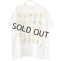 90s USA製 PLANT THE EARTH FLOWER ART TEE SHIRT