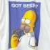 画像2: 90s THE SIMPSONS GOT MILK? PARODY TEE SHIRT (2)