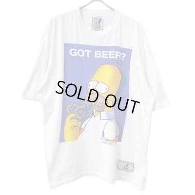 画像1: 90s THE SIMPSONS GOT MILK? PARODY TEE SHIRT