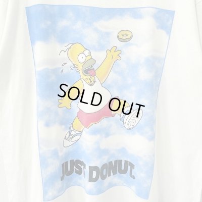 画像2: 90s THE SIMPSONS JUST DONUTS JORDAN JUMPMAN PARODY TEE SHIRT