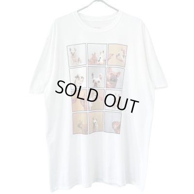 画像1: 00s DOG ART PHOTO TEE SHIRT