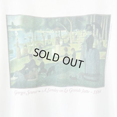 画像2: 90s USA製 GEORGES SEURAT SUNDAY ON LA GRANDE JATTE ART TEE SHIRT