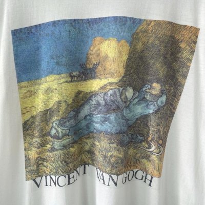 画像2: 90s USA製 VINCENT VAN GOGH TEE SHIRT