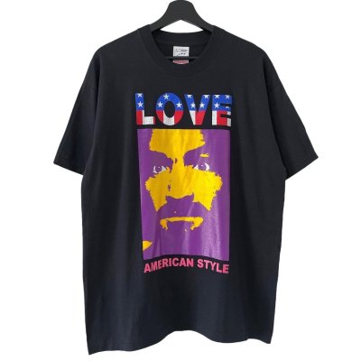 画像1: 90s USA製 CHARLES MANSON art by KOZIK TEE SHIRT