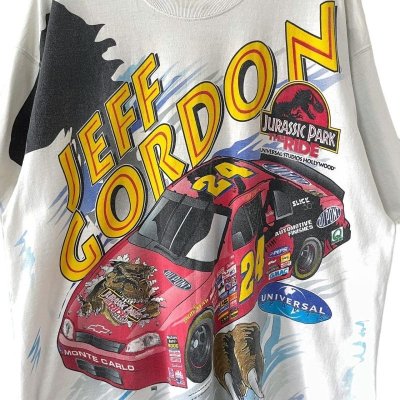 画像3: 90s USA製 NASCAR JURASSIC PARK THE RIDE TEE SHIRT