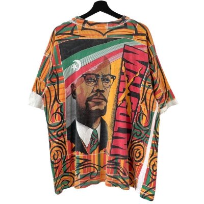 画像2: 90s MALCOLM X AOP TEE SHIRT