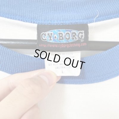 画像5: 2000s USA製 CYBORG CLOTHING RINGER TEE SHIRT