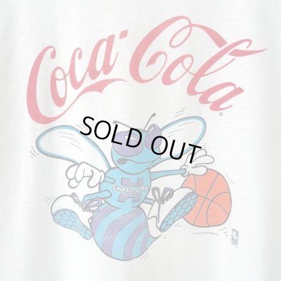 画像2: 90s USA製 CHARLOTTE HORNETS COCA COLA TEE SHIRT