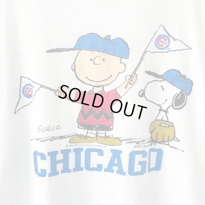 画像2: 80s USA製 CHICAGO CUBS PEANUT TEE SHIRT