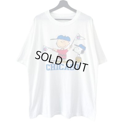 画像1: 80s USA製 CHICAGO CUBS PEANUT TEE SHIRT