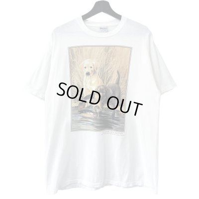 画像1: 90s USA製 LYNN KAATZ DOG ART TEE SHIRT