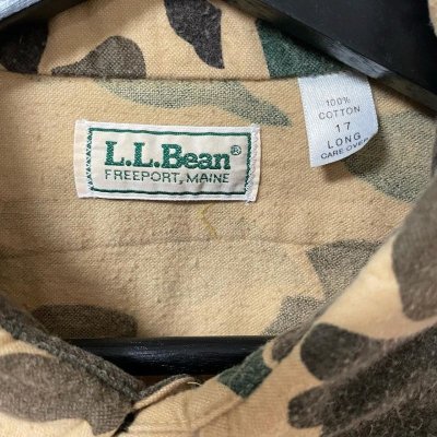 画像3: 90s L.L.BEAN CHAMOIS CLOTH HUNTER CAMO L/S SHIRT