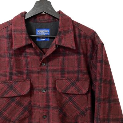 画像2: 90s~00s PENDLETON PLAID L/S BOARD SHIRT