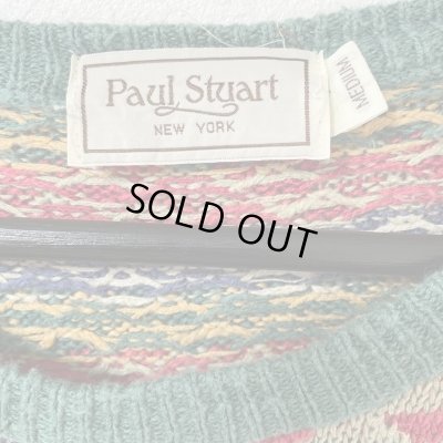 画像3: 90s PAUL STUART COTTON KNIT SWEATER