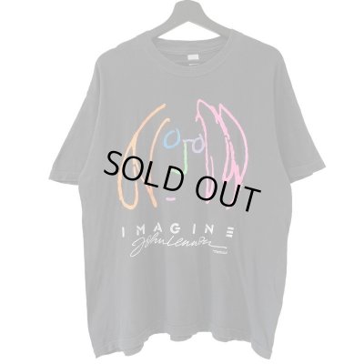 画像1: 80s USA製 JOHN LENNON IMAGINE ART TEE SHIRT