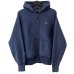 画像1: 90s HYSTERIC GLAMOR REVERSE WEAVE STYLE ZIP-UP HOODIE (1)