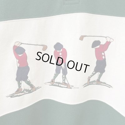 画像3: 90s CLAYBROOKE GOLFER POLO SWEATSHIRT