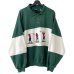 画像1: 90s CLAYBROOKE GOLFER POLO SWEATSHIRT (1)