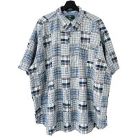 90s ORVIS PATCHWORK S/S SHIRT