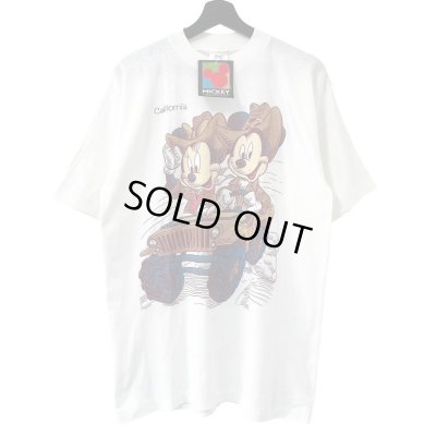 画像1: DEADSTOCK 80s~90s USA製 MICKEY & MINNIE TEE SHIRT