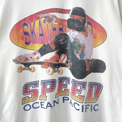 画像2: 90s OCEAN PACIFIC SK8 TEE SHIRT