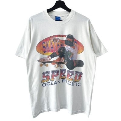 画像1: 90s OCEAN PACIFIC SK8 TEE SHIRT