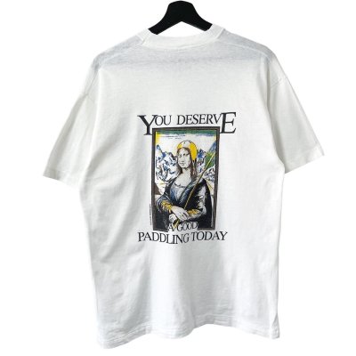 画像1: 90s USA製 MONA LISA ART PARODY TEE SHIRT