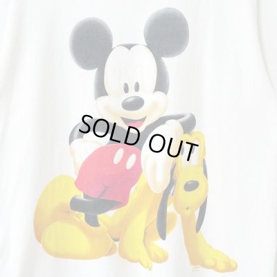 画像2: 90s USA製 MICKEY&PLUTO TEE SHIRT