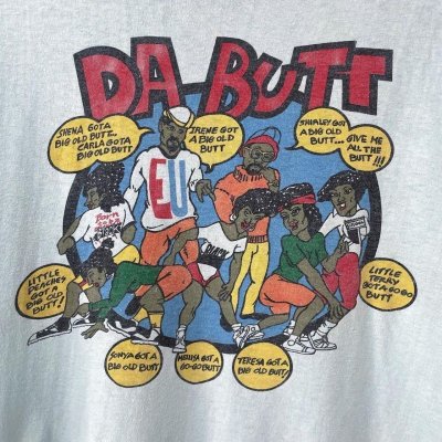 画像2: 80s~90s USA製 DA BUTT HIPHOP ART TEE SHIRT