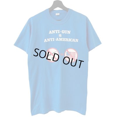 画像1: 80s USA製 ANTI AMERICAN TEE SHIRT