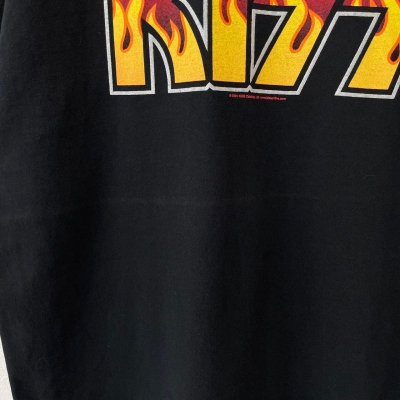 画像5: 00s KISS FIRE LOGO BAND TEE SHIRT