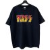 画像1: 00s KISS FIRE LOGO BAND TEE SHIRT (1)