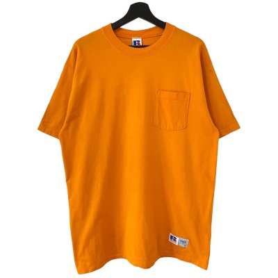 画像1: 90s USA製 RUSSELL ATHLETIC "HIGH COTTON" POCKET TEE SHIRT