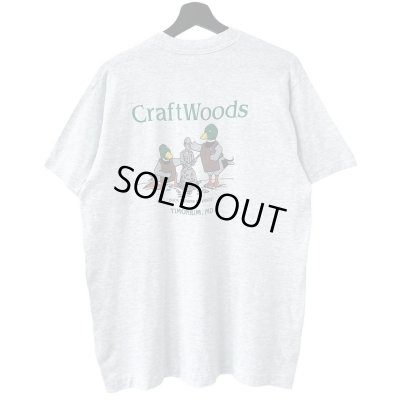 画像1: 90s USA製 CRAFTWOODS 企業 TEE SHIRT