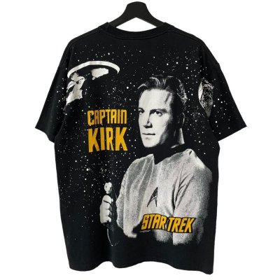 画像1: 90s USA製 STAR TREK AOP MOVIE TEE SHIRT