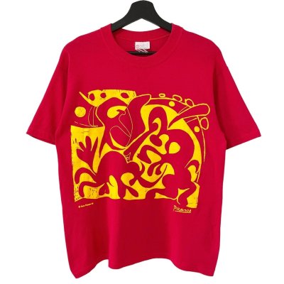 画像1: 90s PICASSO ART TEE SHIRT