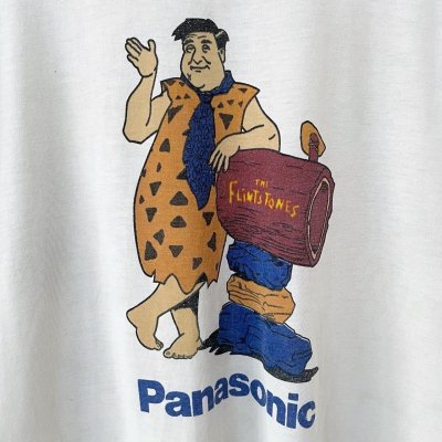 画像2: 90s PANASONIC FLINTSTONE 企業 TEE SHIRT