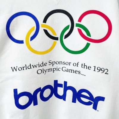 画像2: 90s USA製　OLYMPIC BROTHER SWEAT SHIRT