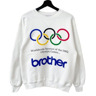 画像1: 90s USA製　OLYMPIC BROTHER SWEAT SHIRT