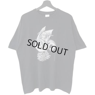 画像1: 00s MC ESCHER DRAGON ART TEE SHIRT