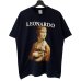 画像1: 00s LEONARDO DA VINCI 白貂を抱く貴婦人 ART TEE SHIRT (1)