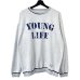 画像1: 90s YOUNG LIFE LIB BORDER SWEAT SHIRT (1)