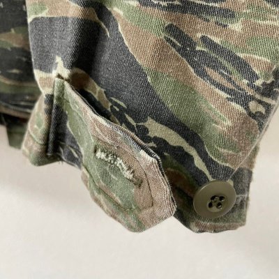 画像4: 80s~90s USA製 TIGER STRIPE CAMO BDU JACKET