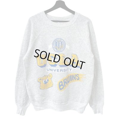 画像1: 80s USA製 UCLA COLLEGE SWEAT SHIRT