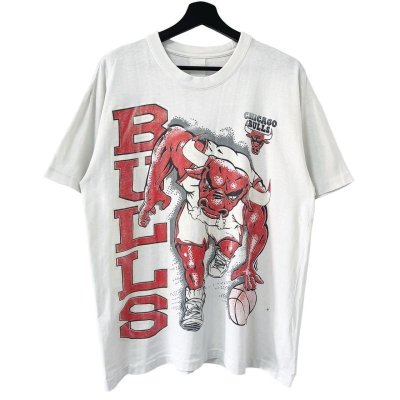 画像1: 90s USA製 CHICAGO BULLS NBA TEE SHIRT