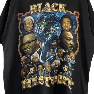 画像3: 00s BLACK HISTORY RAPTEE STYLE TEE SHIRT