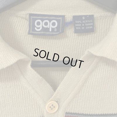 画像3: 80s OLD GAP KNIT POLO SHIRT