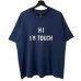 画像1: 90s USA製 HI I'M TOUCH AND I'M 50  MASSEGE TEE SHIRT (1)