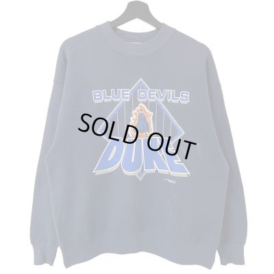 画像1: 90s USA製　BLUE DEVILS DUKE UNIVERSITY NCAA SWEAT SHIRT